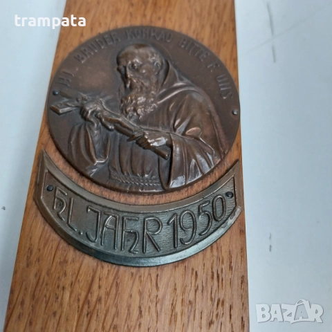 НАЙ ДОБРАТА ОФЕРТА 1950г. Стар кръст разпятие 60см. дърво, метал , снимка 3 - Други ценни предмети - 52614053
