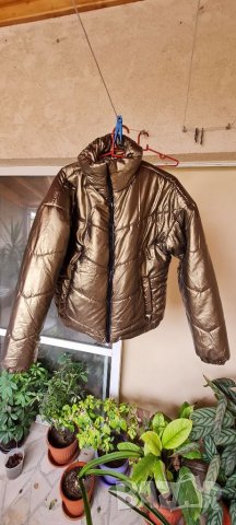 Яке бомбър,златисто, снимка 1