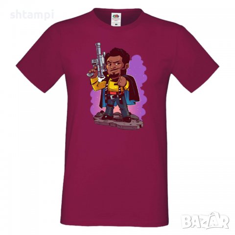 Мъжка тениска Star Wars Lando Star Wars Игра,Изненада,Подарък,Геймър, , снимка 13 - Тениски - 36809510