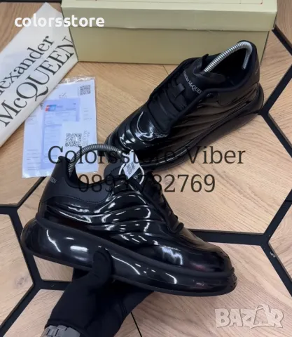 Мъжки черни кецове  Alexander McQueen-BR93z