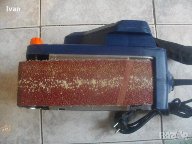 850 Вата-320м/мин-Немски Голям лентов Шлайф-Отличен-Почти Нов-King Craft KBS850, снимка 4 - Други инструменти - 33725856