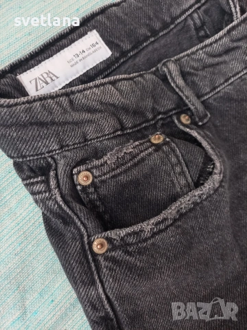ZARA детски момичешки дънки( прави) , снимка 2 - Детски панталони и дънки - 54069759