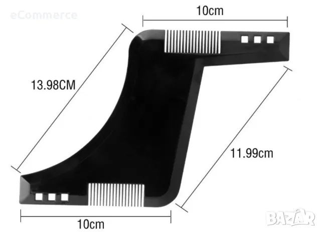 Инструмент и шаблон за оформяне на брада с двоен гребен, снимка 9 - Други - 47606425