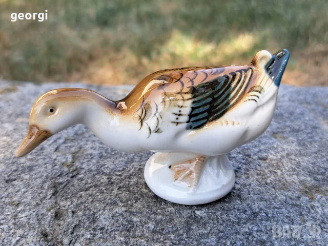 чешка порцеланова фигура на патица Royal dux Bohemia 
