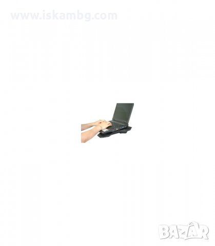 ОХЛАДИТЕЛНА ПОДЛОЖКА ЗА ЛАПТОП, УНИВЕРСАЛНА, USB, СИНЯ ПОДСВЕТКА - 878 - код 0288
