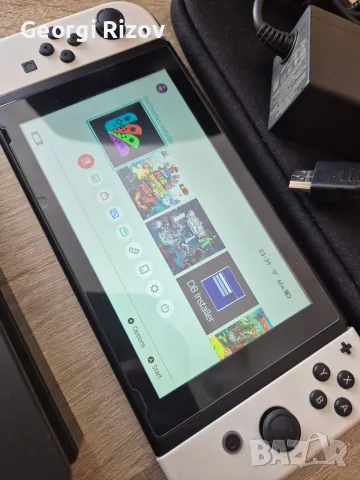 Nintendo Switch V2 White Modded | 128GB |, снимка 2 - Nintendo конзоли - 56410291