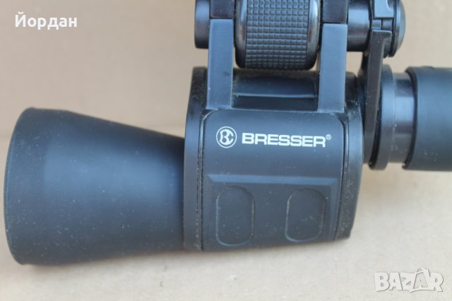 Немски бинокъл Бресер 10х50, снимка 3 - Антикварни и старинни предмети - 37856111