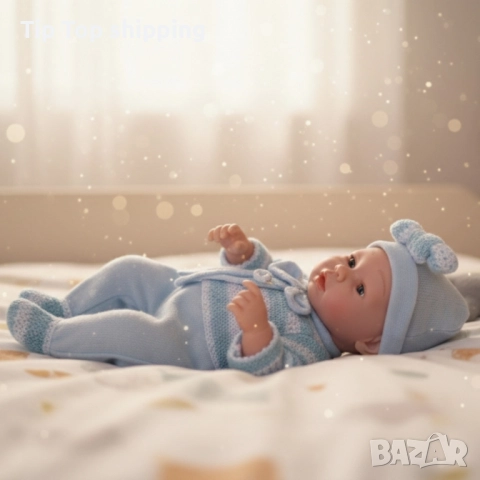 Реалистично бебе с аксесоари - 39см, снимка 4 - Кукли - 52288854