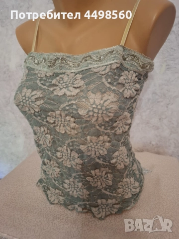 Дамски Топ -дантелен, снимка 3 - Корсети, бюстиета, топове - 51509392