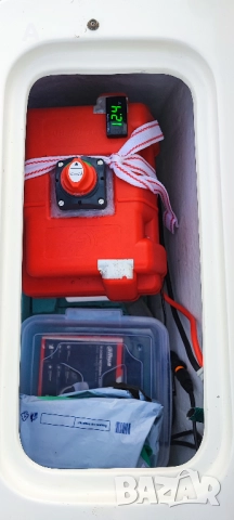 Лодка Safter 450 (2020г.), Yamaha 25кс(2023г., 456 часа), Garmin Striker Plus 7sv, снимка 9 - Воден транспорт - 52660408