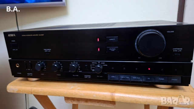 Усилвател AIWA-AX007, снимка 2 - Ресийвъри, усилватели, смесителни пултове - 52655374