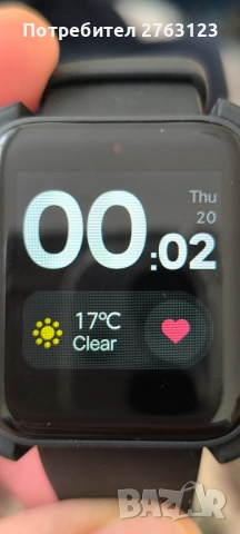 Часовник Smartwatch Xiaomi Mi Watch LITE, Blac