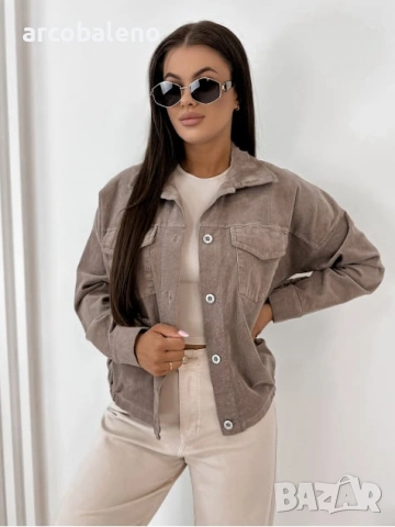 Дамско преходно яке от кадифе Ripley, 3цвята , снимка 4 - Якета - 53886466