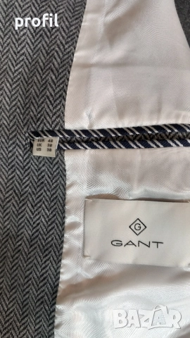 Ново Gant Herringbone мъжко сако/блейзър 48, снимка 14 - Якета - 51605334