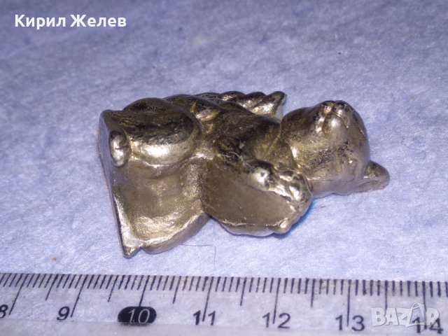 СТАРА ПОСРЕБРЕНА ОЛОВНА ФИГУРКА КАТЕРИЧКА РЯДКА КРАСИВА За КОЛЕКЦИЯ ДЕКОРАЦИЯ 37108, снимка 12 - Колекции - 40392696