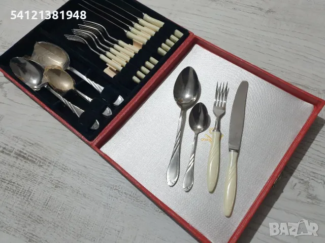 Комплект руски прибори за хранене, снимка 3 - Прибори за хранене, готвене и сервиране - 48801264