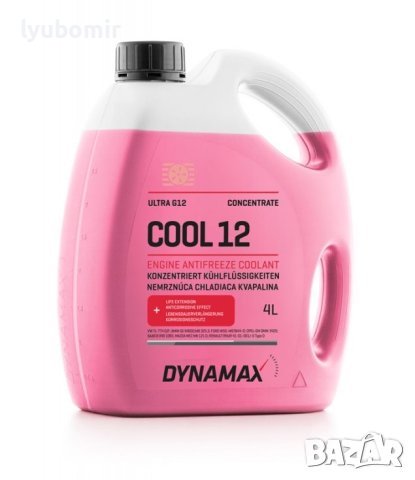 Червен Антифриз, DYNAMAX COOL ULTRA G12, Концентрат, 4л, снимка 1