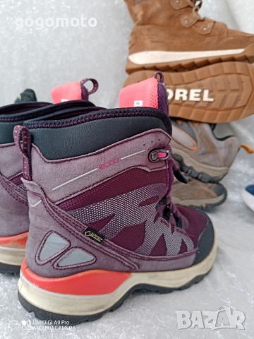 детски водоустойчиви туристически унисекс маратонки GORE-TEX®, original ecco® RECEPTOR, N- 31 - 32, снимка 11 - Детски маратонки - 44572487
