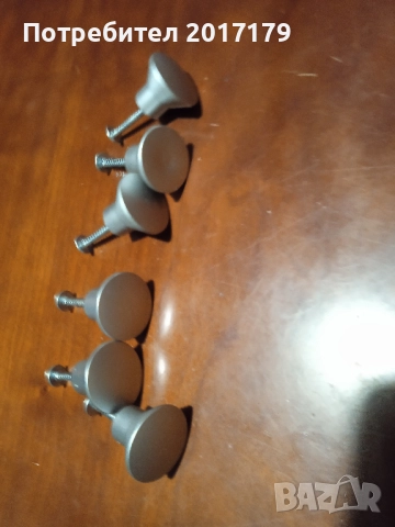 мебелни дръжки пластмаса имитация на  алуминий 6 бр, снимка 6 - Други - 52590002