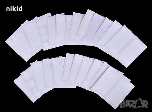 сет 24 вида ФРЕНСКИ МАНИКЮР лепенки за нокти маникюр, снимка 6 - Продукти за маникюр - 32031520