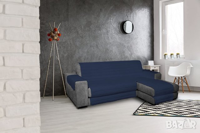 Италианско спално бельо CDDX 290 Елегантни калъфи за дивани, тъмно синьо 290 см, микрофибър, снимка 3 - Спално бельо - 39963722