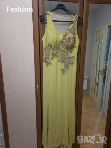 официална рокля цвят светлозелено номер 42