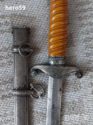 WW2-Два кортика и един щик маузер награден-нож сабя кама кинжал, снимка 14 - Антикварни и старинни предмети - 44745287