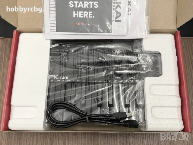Akai Professional MPK Mini MKIII – 25-клавишен USB MIDI контролер, миди клавиатура, снимка 2 - Синтезатори - 55727552