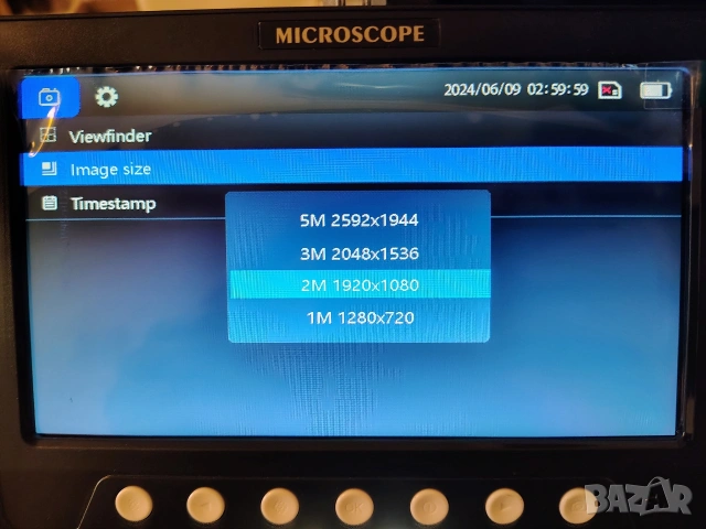 Дигитален микроскоп Inskam 7" HD IPS дисплей, 1200X увеличение, снимка 2 - Друга електроника - 54100420