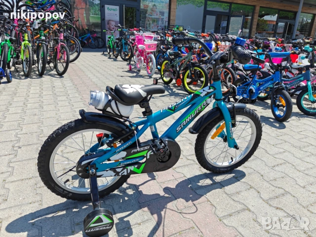 BG Детски велосипед 16" SAMURAJ син, снимка 11 - Велосипеди - 54334310