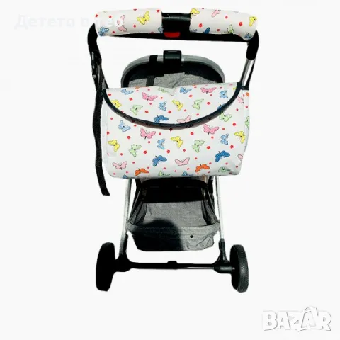 Комплект чанта с протектори за дръжка, малки пеперуди, снимка 1