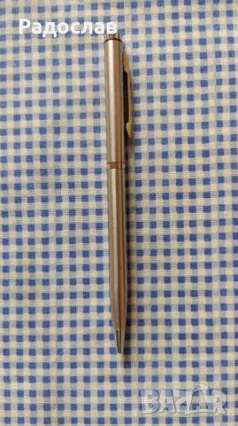 стара метална химикалка с часовник , снимка 2 - Ученически пособия, канцеларски материали - 42911528