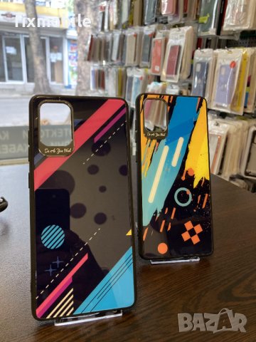 Samsung Galaxy A71 Силиконов кейс със стъклен гръб, снимка 1