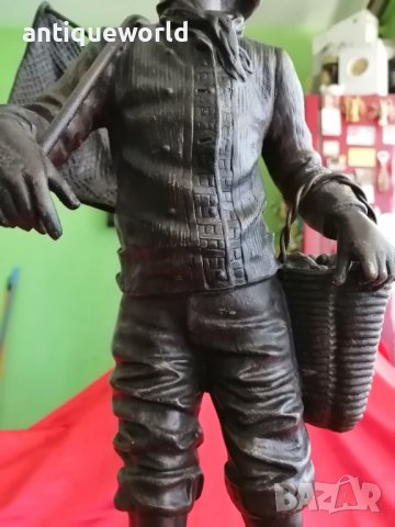 ROUSSEAU Стара Авторска Скулптура ,Статуя ,Фигура, снимка 7 - Антикварни и старинни предмети - 37169698