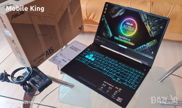 Asus TUF A15 – 15.6" Full HD / 144hz / 512GB NVME /RAM 16GB /Нов / В гаранция 1г., снимка 12 - Лаптопи за игри - 52370155