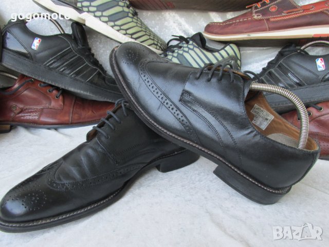 КАТО НОВИ TCM МЪЖКИ ОБУВКИ ОКСФОРД 43 - 44 ОТ ЕСТЕСТВЕНА КОЖА В ЧЕРЕН ЦВЯТ, снимка 2 - Ежедневни обувки - 37604870