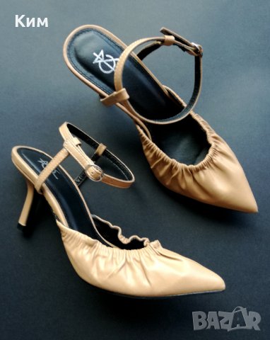 Обувки на ток в телесен цвят 4th & Reckless, снимка 2 - Дамски обувки на ток - 38042736