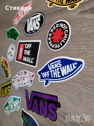Стикери VANS ВАНС нови! лист А4 - 14 бр общо Sticker , снимка 4 - Аксесоари и консумативи - 29729320