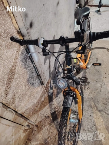 26 цола алуминиев велосипед с 21 скорости усилени капли амортисьори предни като нов , снимка 10 - Велосипеди - 53276394