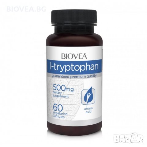 Хранителна добавка Biovea L-TRYPTOPHAN 500mg, снимка 1 - Хранителни добавки - 30026452