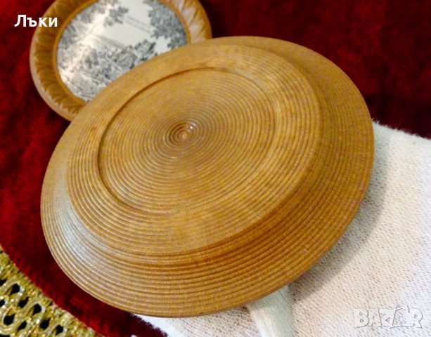 Чиния,купичка с пейзаж литография замък Schauenburg. , снимка 4 - Антикварни и старинни предмети - 36836883