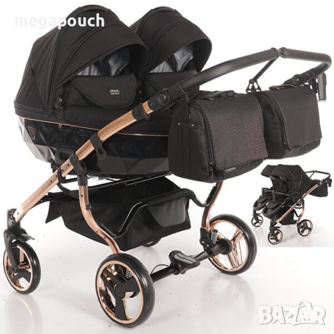 Бебешка количка Junama Diamond Individual Duo 2в1, 3в1 НОВА, снимка 3 - Детски колички - 42082092