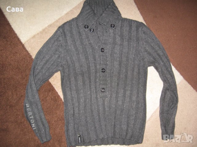 Пуловер BERTONI   мъжки,М-Л, снимка 2 - Пуловери - 31165746