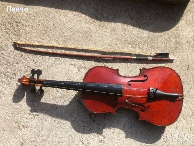 стара цигулка, снимка 2 - Антикварни и старинни предмети - 44176136