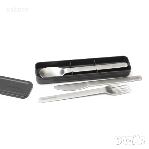Комплект прибори за хранене Brabantia Make&Take 3 части, снимка 3 - Прибори за хранене, готвене и сервиране - 52687711
