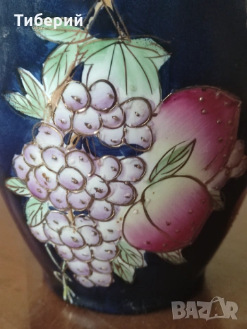 Порцеланова ваза голяма Satsuma, снимка 10 - Вази - 52071077