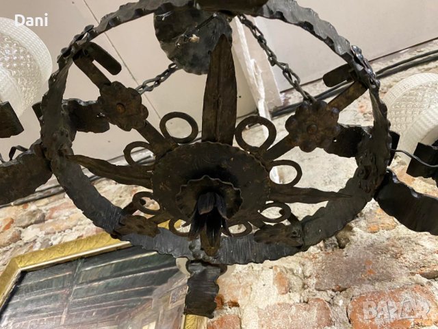 Полилей от ковано желязо, снимка 4 - Полилеи - 42387821