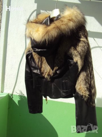 Дамско луксозно марково кожено яке Punto Оригинално, снимка 3 - Якета - 47591633