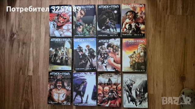 Attack on Titan манга - цялата поредица + бонуси