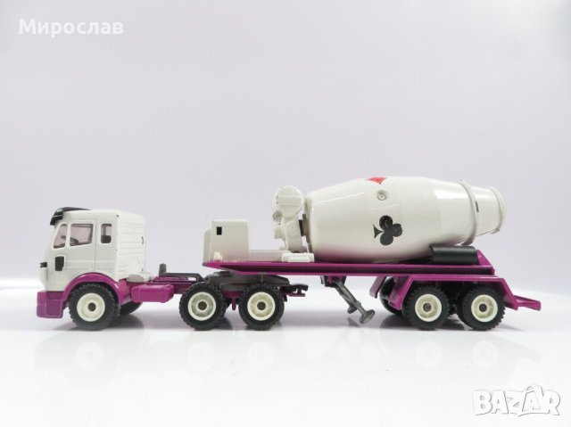 Siku 1:55 Mercedes Benz БЕТОНОВОЗ КАМИОН МОДЕЛ ИГРАЧКА КОЛИЧКА , снимка 1 - Колекции - 42343852